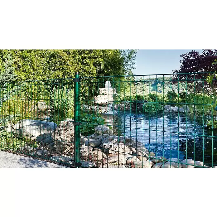 Kraus Dino Mattenzaun ProDS - 200 x 140 cm, Grün - Stimmungsaufnahme