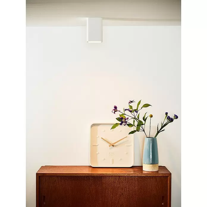 Lucide Gipsy Deckenleuchte - 35 W, L x B x H: 9 x 9 x 13,5 cm, Weiß, GU10 - Stimmungsaufnahme