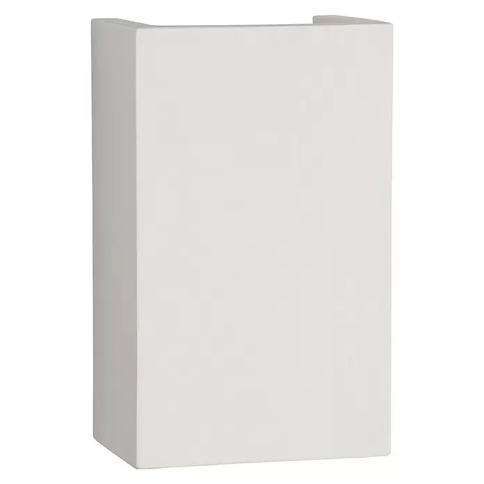 Lucide Gipsy Wandleuchte - 40 W, L x B x H: 11 x 7 x 18 cm, Weiß, G9 - Vorderansicht