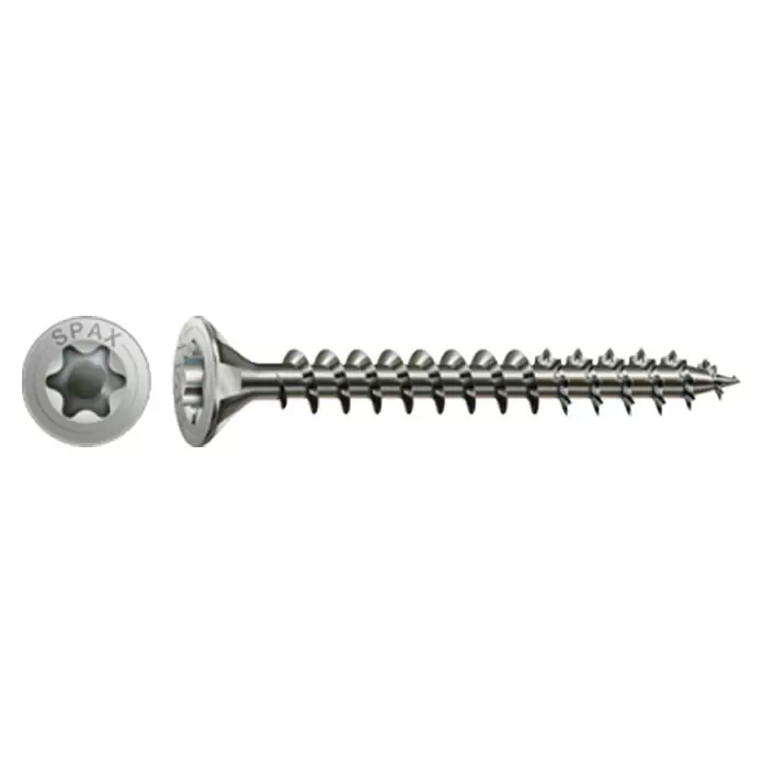 Spax T-Star plus Tornillo avellanado Inoxidable - Ø x L: 3,5 x 16 mm, Acero inoxidable, 200 uds., Rosca completa - Vista frontal