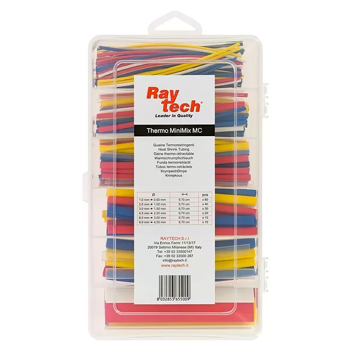 RayTech Krimpkous - Kunststof, Meerkleurig - Vooraanzicht