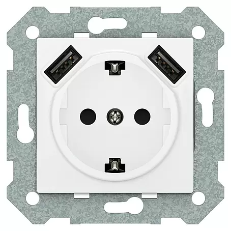 Siemens DELTA Viva Stopcontactinzet met USB