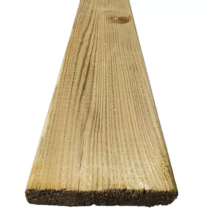 Listón de madera - L x An x Al: 300 x 9 x 1,5 cm, Pino, Marrón - Primer plano