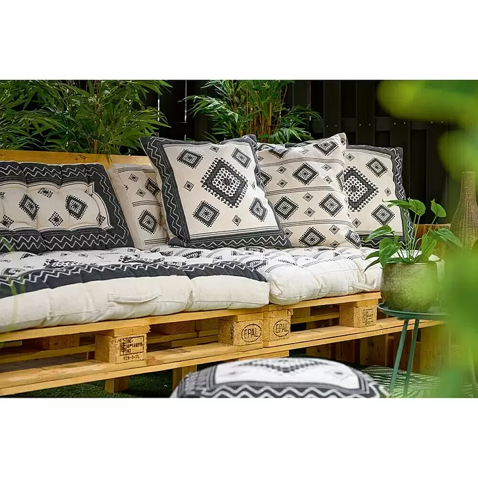 Kussen Manou Design - 60 x 60 x 40 cm, Materiaal hoes: Katoen - Sfeeropname