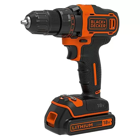 Black+Decker  Accuschroefboormachine BDCDD186K-QW