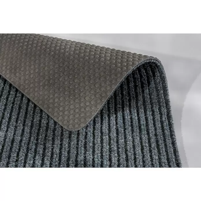 Astra Fußmatte Rib Line Sprint - 50 x 80 cm, Grau - Detailaufnahme