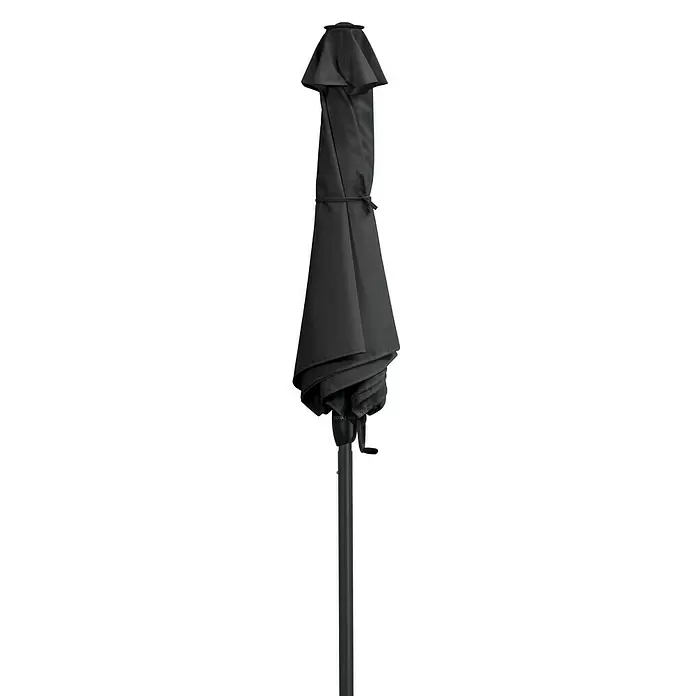 Derby Basic Lift Sonnenschirm Neo - Anthrazit, Durchmesser: 180 cm - Vorderansicht