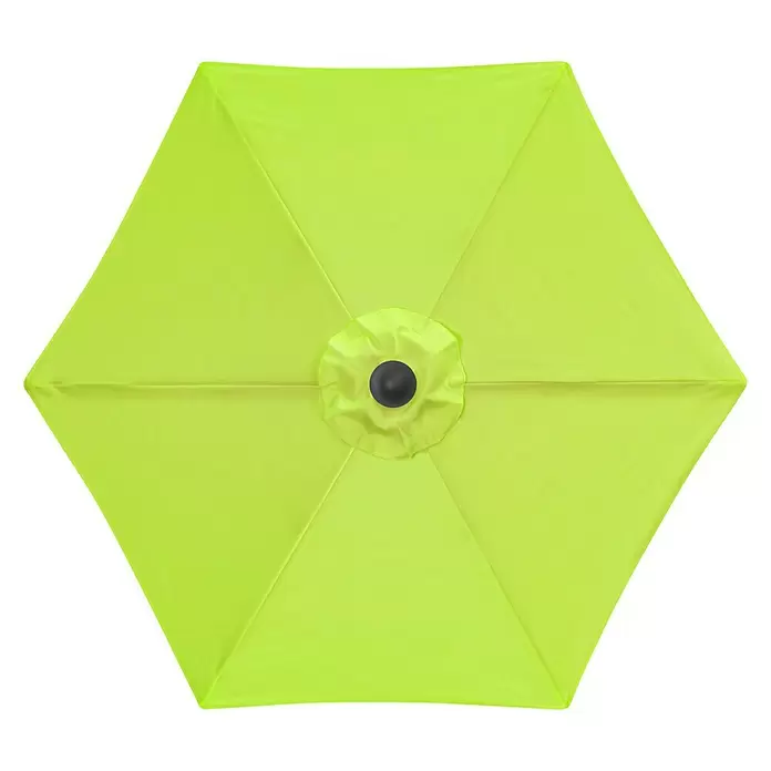 Derby Basic Lift Sonnenschirm Neo - Apfelgrün, Durchmesser: 180 cm - Ansicht von oben