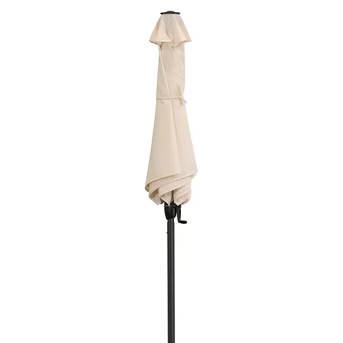 Derby Basic Lift Sonnenschirm Neo - Natur, Durchmesser: 180 cm - Vorderansicht