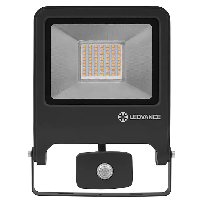 Ledvance LED-Strahler Endura Flood - Anthrazit, Sensor, 30 W, IP44 - Vorderansicht