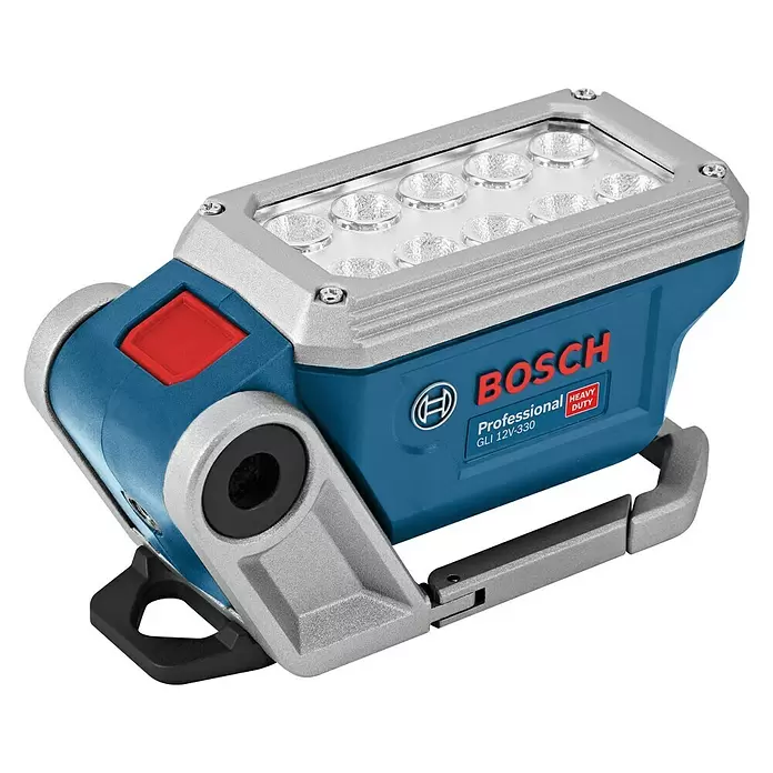 Bosch Professional Acculamp GLI Solo K - 12 V, Excl. accu, Lichtstroom: 330 lm - Diagonaal zicht