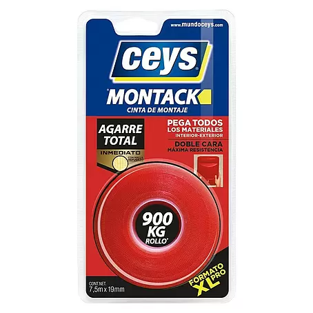Ceys  Cinta de montaje agarre total Montack Pro
