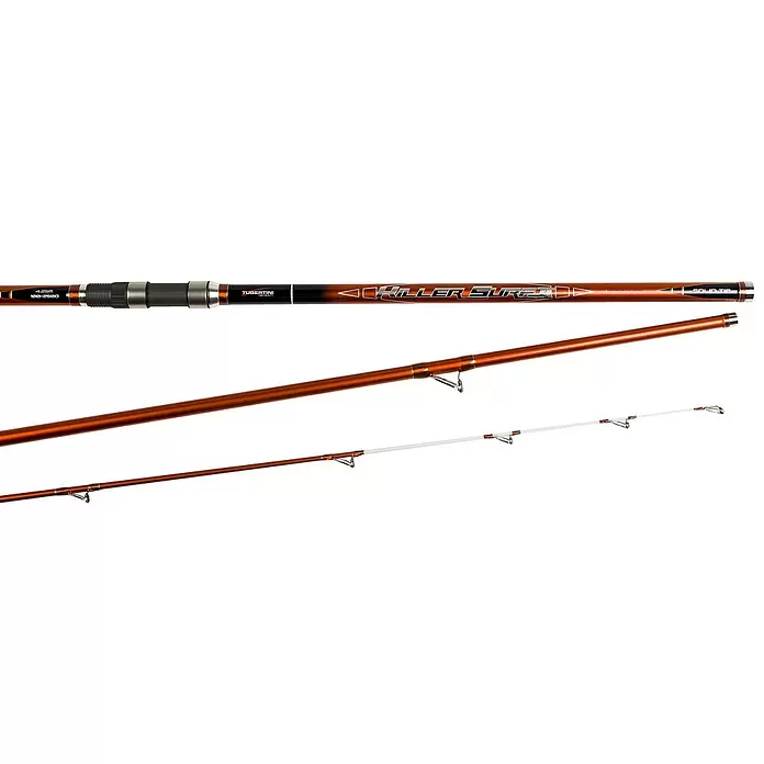 Tubertini Caña de pescar Killer Surf II - Largo: 4,25 m, Peso de lanzamiento: 100 - 250 g - Primer plano