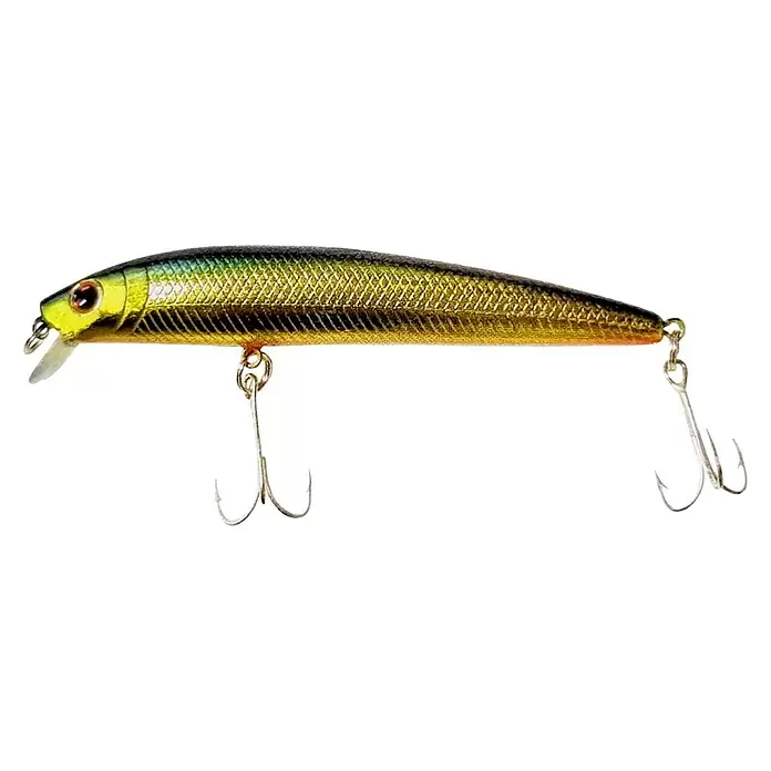 Tubertini Señuelo de pesca SB-Sibas - Longitud anzuelo: 100 mm, Oro - Vista frontal
