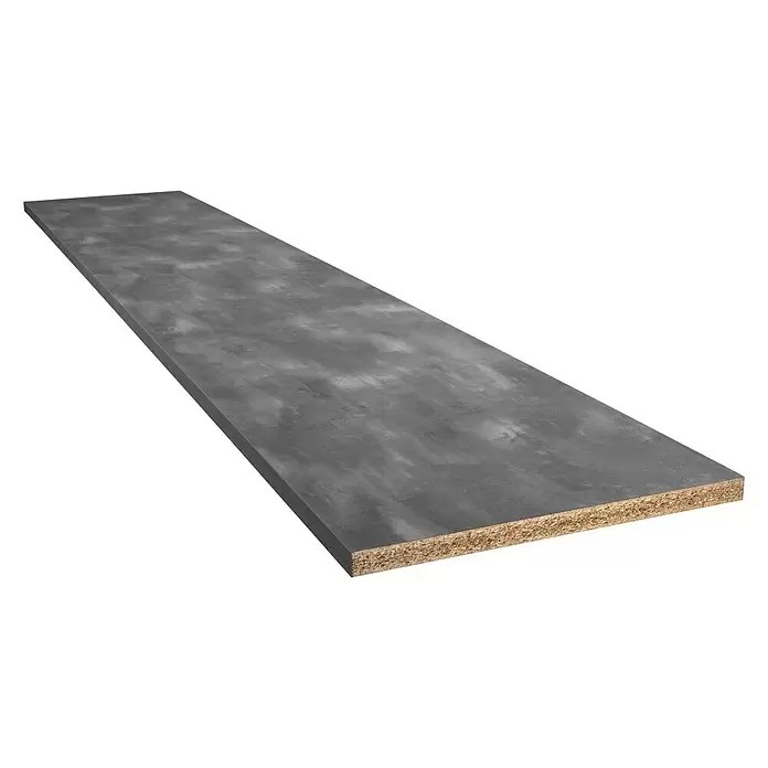 CUCINE Küchenarbeitsplatte nach Maß 3557 Berlin Concrete - Max. Zuschnittsmaß: 365 x 63,5 cm, Stärke: 3,8 cm - Diagonale Ansicht