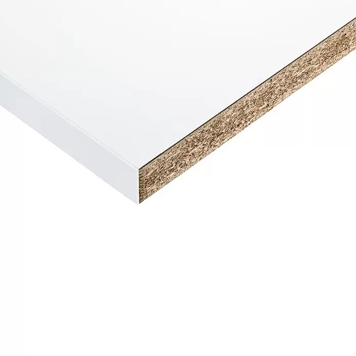 CUCINE Küchenarbeitsplatte nach Maß 9417 Snow White - Max. Zuschnittsmaß: 365 x 63,5 cm, Stärke: 3,8 cm - Detailaufnahme