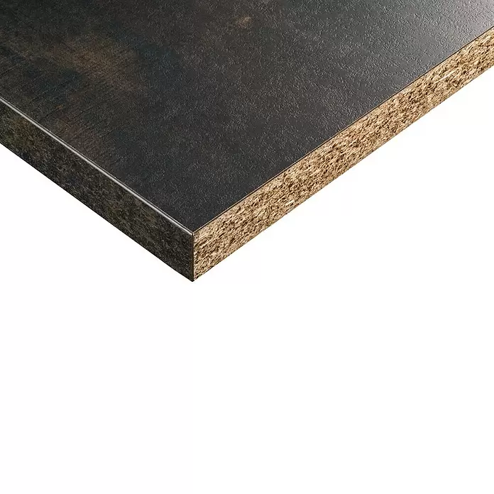 CUCINE Küchenarbeitsplatte nach Maß 3579 Seattle Steel - Max. Zuschnittsmaß: 365 x 63,5 cm, Stärke: 3,8 cm - Detailaufnahme