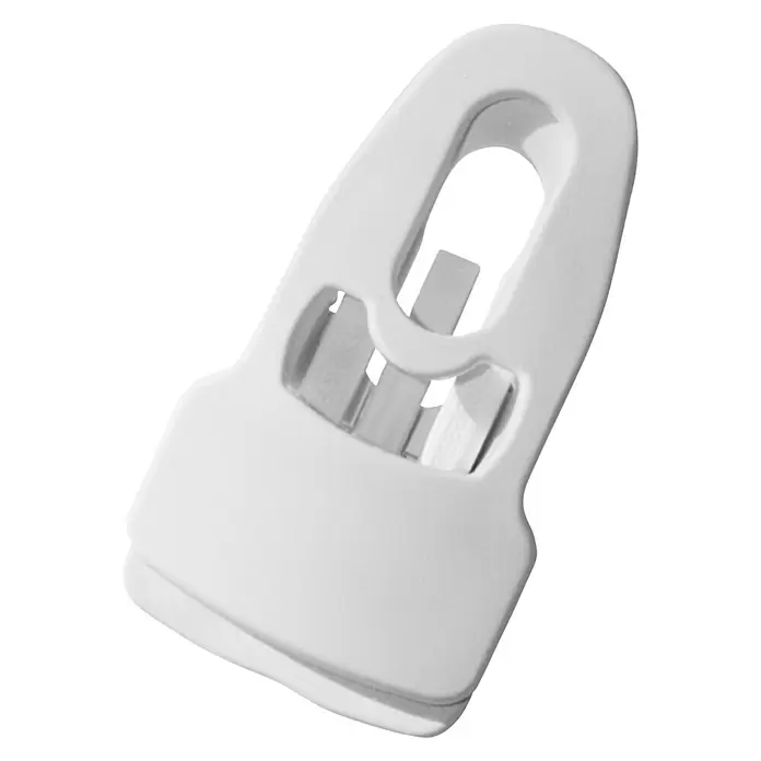 Clips Holdon Midi - 4 Stk., Weiß - Diagonale Ansicht