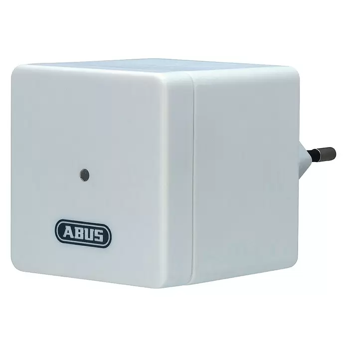 Abus HomeTec Pro WiFi-Bridge CFW3100 W - Passend für: Abus HomeTec Pro Funk-Türschlossantrieb CFA3100, Weiß - Diagonale Ansicht