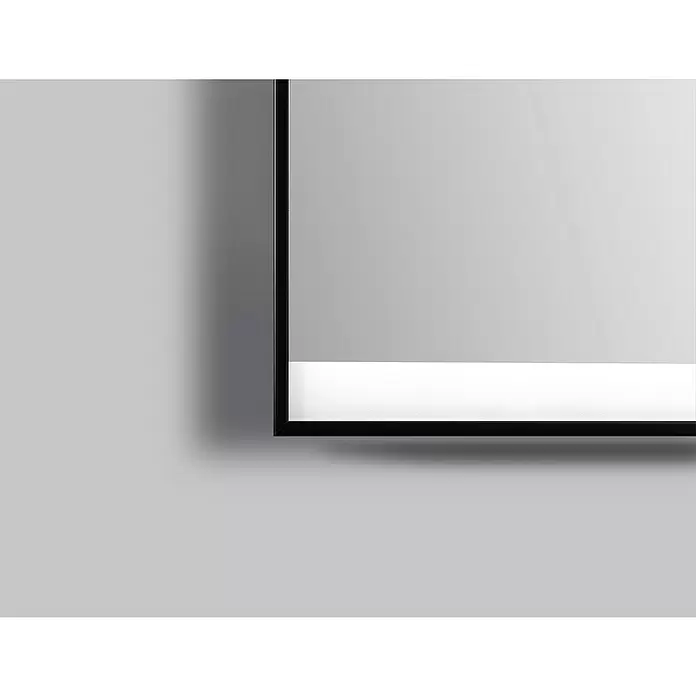 DSK LED-Lichtspiegel Black Star - 80 x 60 cm, Mit Kippschalter - Detailaufnahme