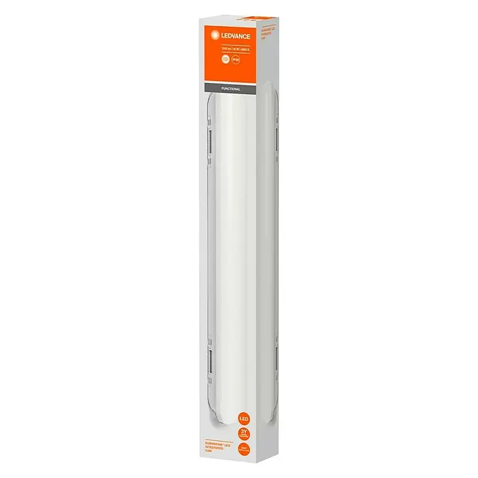 Ledvance Led-tl-balk voor vochtige ruimtes Submarine - 18 W, Lengte: 60 cm, Neutraal wit, IP65 - Vooraanzicht