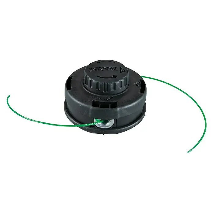 Makita Fadenkopf Tap&Go - Passend für: DUR190L/U, DUR191L/U und DUR365U, Anzahl der Fäden: 2 - Diagonale Ansicht