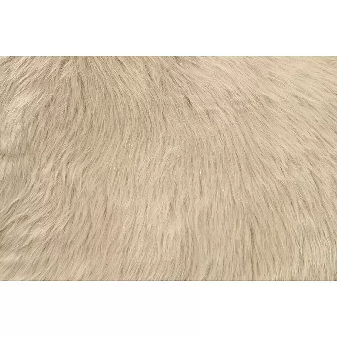 Esbeco Deko-Schaffell - Taupe, 80 x 50 cm, 100 % Echtfell - Detailaufnahme