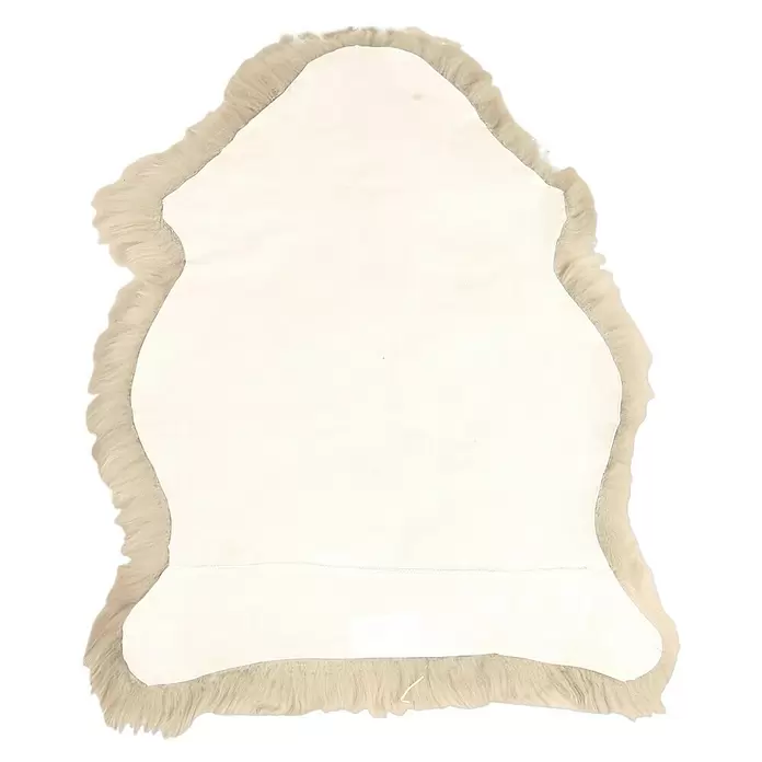 Esbeco Deko-Schaffell - Taupe, 80 x 50 cm, 100 % Echtfell - Ansicht von unten