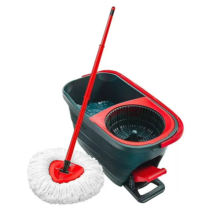 Vileda Set de limpieza Turbo smart - Cubo + Fregona - Vista angular