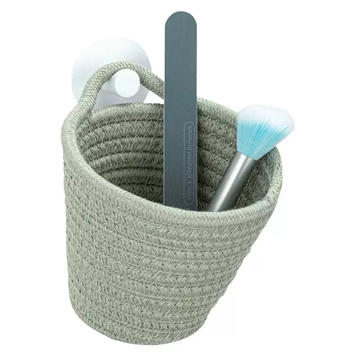 Wenko Košara za odlaganje Soria - Zelene boje, Š x V: 12,5 x 12 cm - Proizvod u upotrebi
