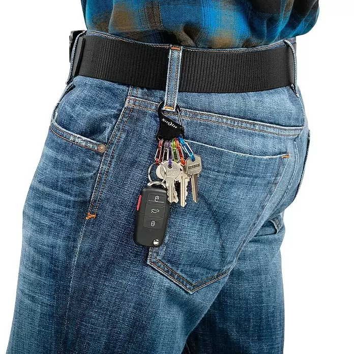 Nite Ize Karabinerhaken KeyRack - L x B: 12 x 2 mm - Anwendungsbeispiel