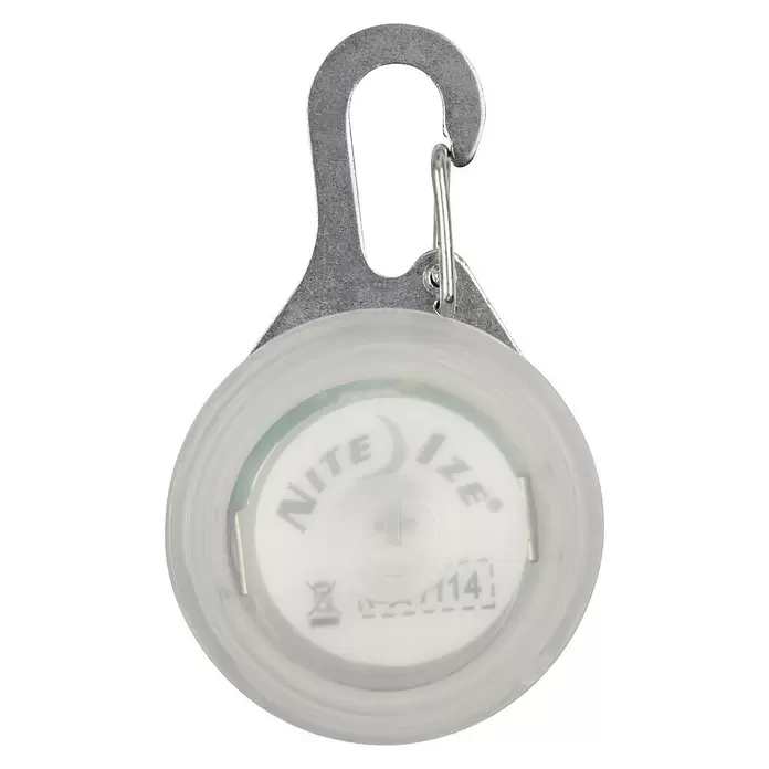 Nite Ize Mosquetón - Diámetro: 54 mm, Plástico, Lámparas LED - Vista frontal