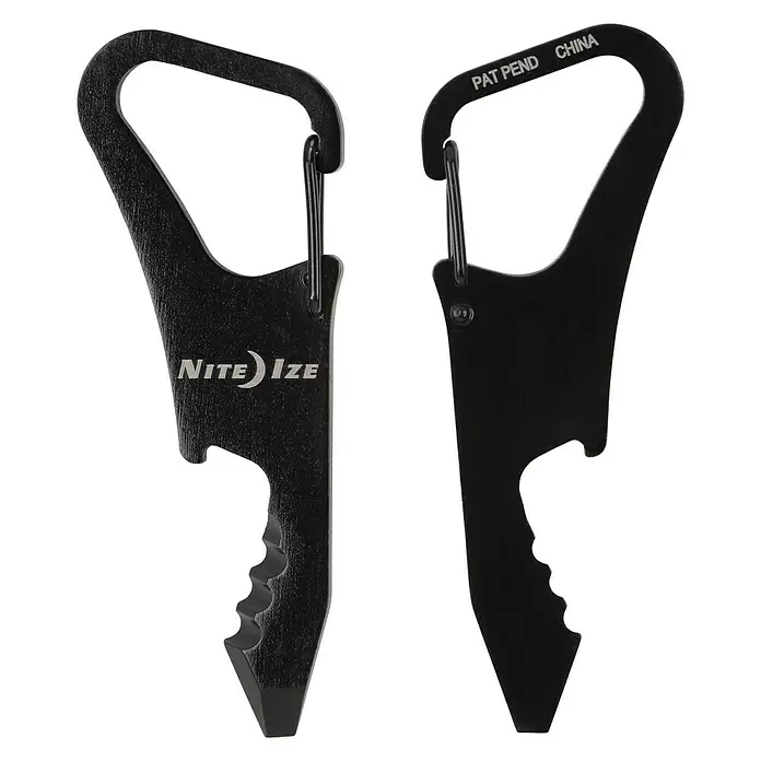 Nite Ize Multi-Tool DoohicKey ClipKey - Schwarz - Vorderansicht