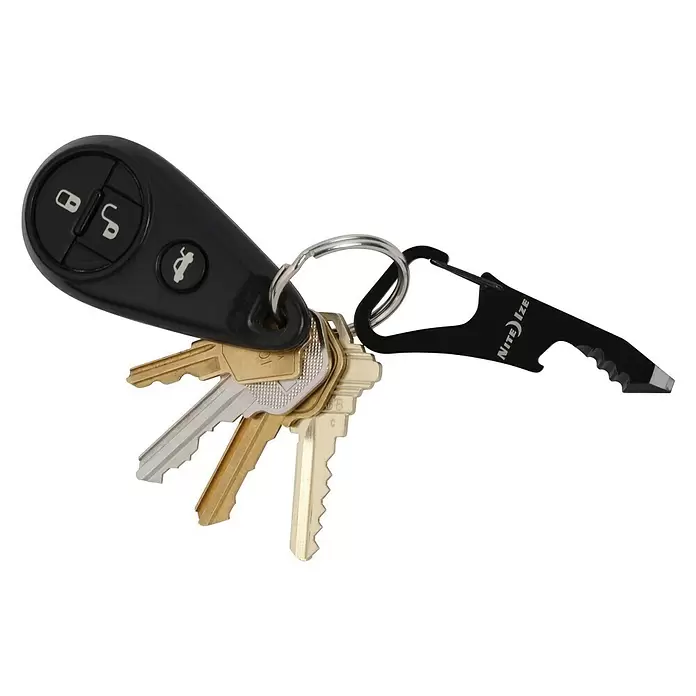 Nite Ize Multi-Tool DoohicKey ClipKey - Schwarz - Vorderansicht