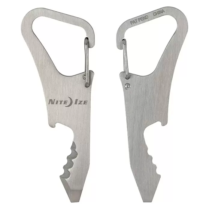 Nite Ize Multi-Tool DoohicKey ClipKey - Silber - Vorderansicht