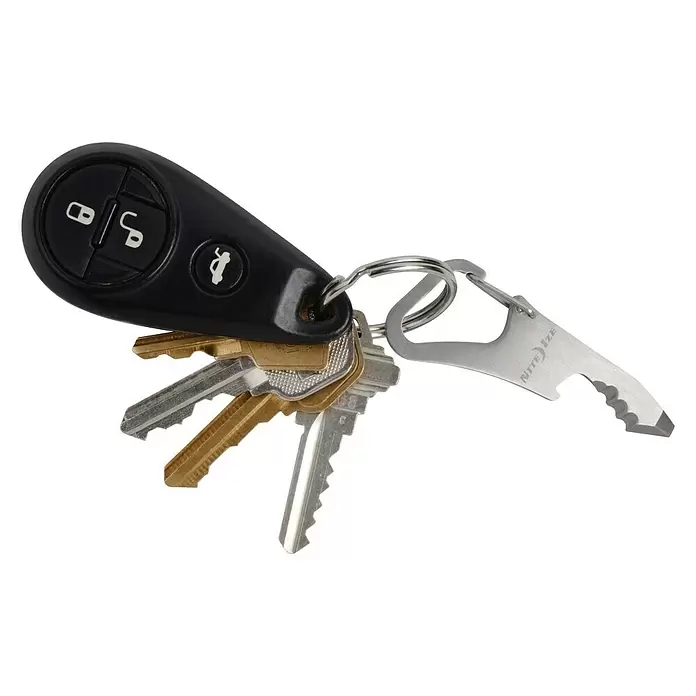 Nite Ize Multi-Tool DoohicKey ClipKey - Silber - Vorderansicht
