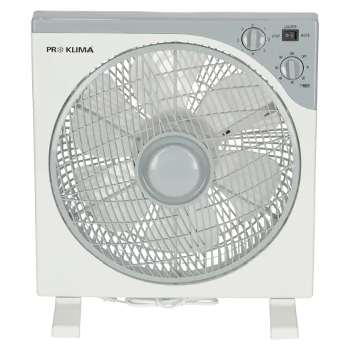 Proklima Podni ventilator - Bijelo-sive boje, Plastika, 50 W