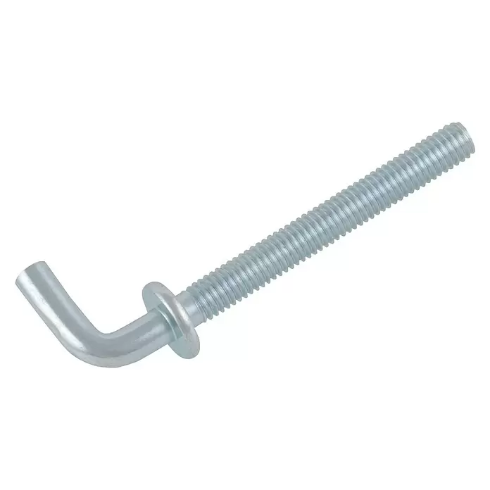 Suki Alcayata con collar - Ø x L: 5 x 40 mm, Acero, Zincado, Contenido: 4 ud. - Vista angular