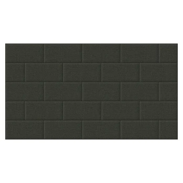 Fllow Deko-Wandpolster Set Inari A1 - 270 x 150 cm, Anthrazit - Draufsicht