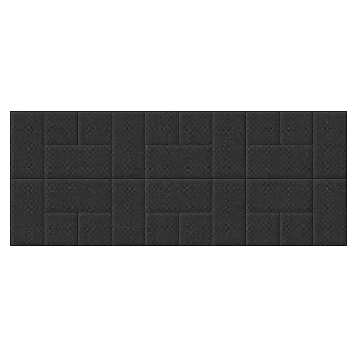 Fllow Deko-Wandpolster Set Inari A2 - 270 x 150 cm, Anthrazit - Draufsicht