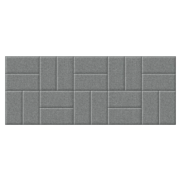 Fllow Deko-Wandpolster Set Inari A3 - 270 x 150 cm, Grau - Draufsicht