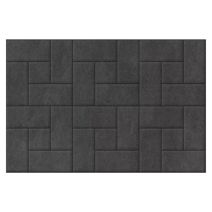 Fllow Deko-Wandpolster Set Preston A4 - 270 x 150 cm, Schiefer - Draufsicht