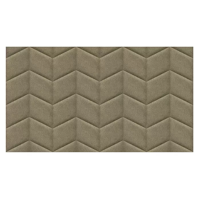 Fllow Deko-Wandpolster Set Velvet C1 - 270 x 150 cm, Taupe - Draufsicht