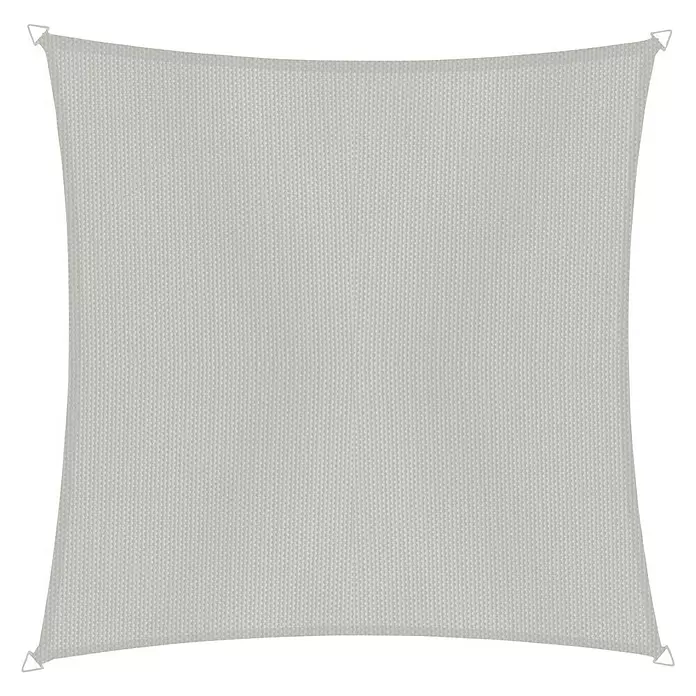 Windhager Schaduwdoek Cannes - Grijs, b x l: 3 x 3 m, Vierkant - Vooraanzicht