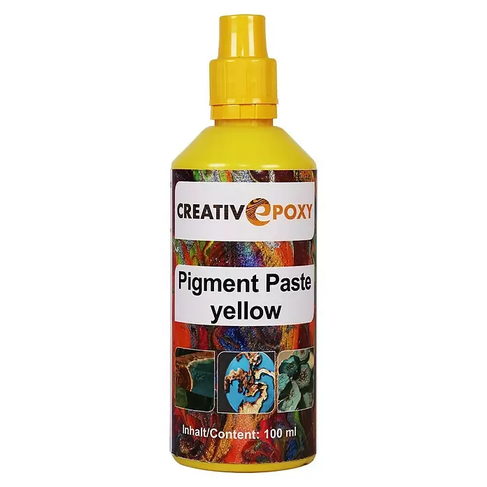 CreativEpoxy Pigmentpaste - Yellow, 100 g - Vorderansicht