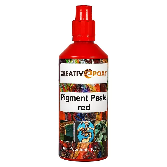 CreativEpoxy Pigmentpaste - Red, 100 g - Vorderansicht