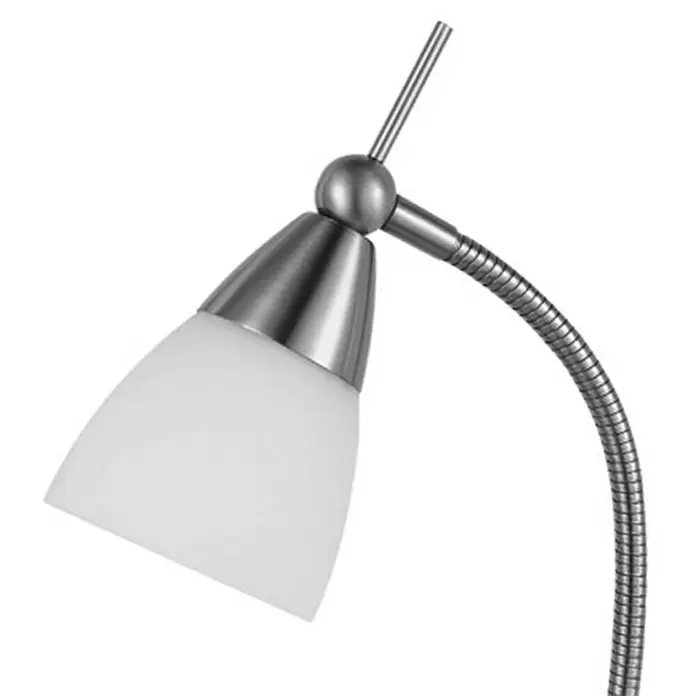 Paul Neuhaus Tischleuchte Pino - 40 W, L x B x H: 14 x 14 x 40 cm, Nickel matt, G9 - Detailaufnahme