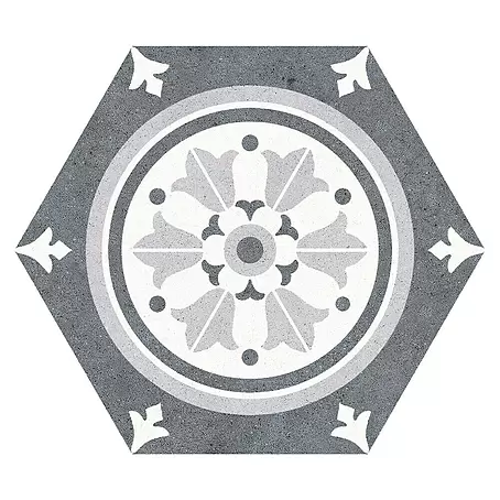 Feinsteinzeugfliese Hexagon Vintage Farnese