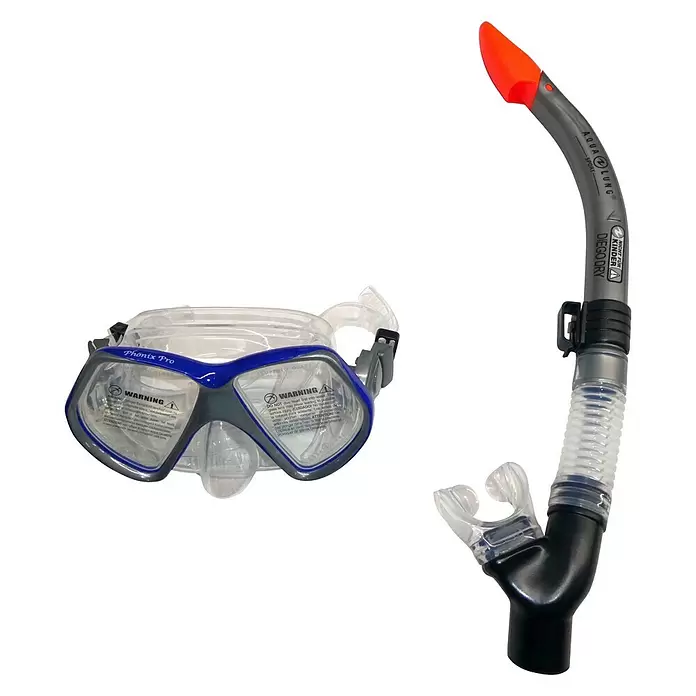 Aqualung Schnorchel-Set Phönix - Inhalt: 2 -tlg., Größe: L - Vorderansicht