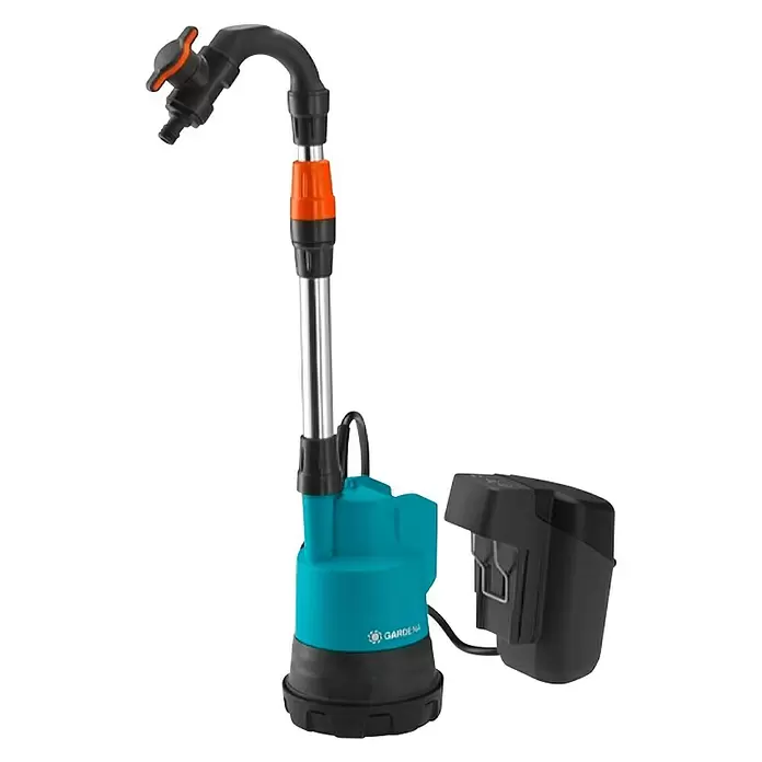 Gardena Potopna pumpa P4A Solo - Maksimalni protok: 2.000 l/h - Dijagonalni pogled